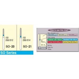 mani diamond airotor burs ce series