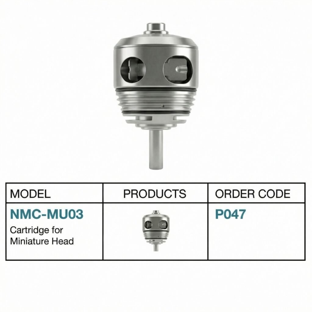 NSK NMC-MU03 Cartridge for Mach Lite XT Fiber Optic Mini Airotor (P047) auto draft