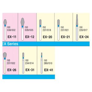 mani diamond airotor burs ce series