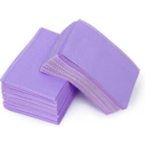 et dental patient bibs purple
