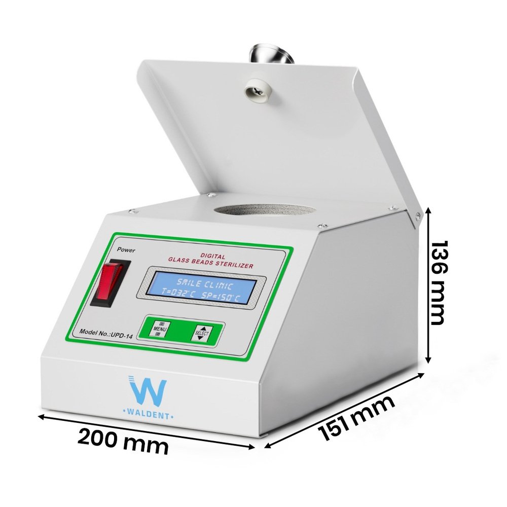 waldent digital glass bead sterilizer