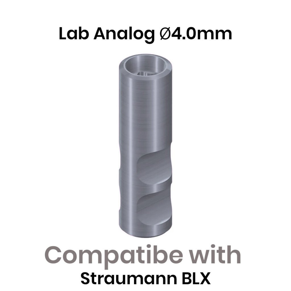 dentaltech lab analog ∅4.0mm straumann blx implant compatible (iti blx rb 065.0021)